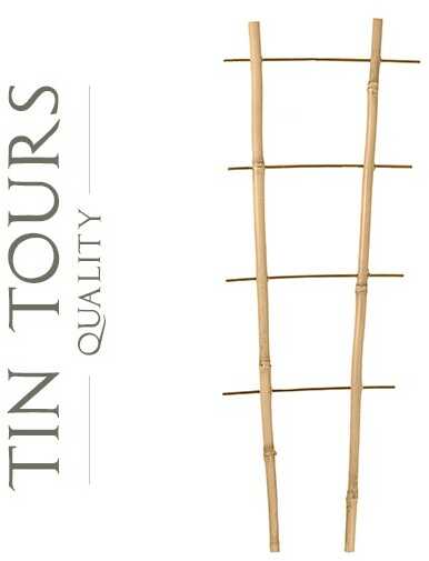 10 szt. PODPORA BAMBUSOWA DRABINKA 45 cm