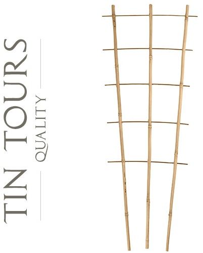 10 szt. PODPORA BAMBUSOWA DRABINKA POTRÓJNA 120 cm
