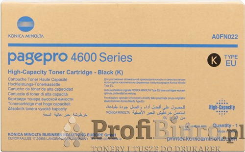 Toner Minolta A0FN022 Czarny do drukarek (Oryginalny)