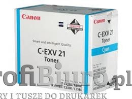 Toner Canon C-EXV21 Cyan do kopiarek (Oryginalny) [14k]