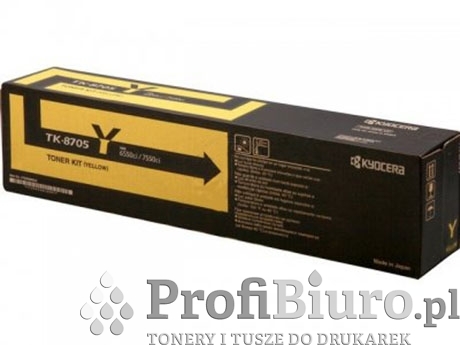 Toner Kyocera TK-8705Y Yellow do drukarek (Oryginalny) [30k]