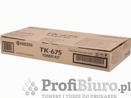 Toner Kyocera TK-675 Czarny do drukarek (Oryginalny) [20k]
