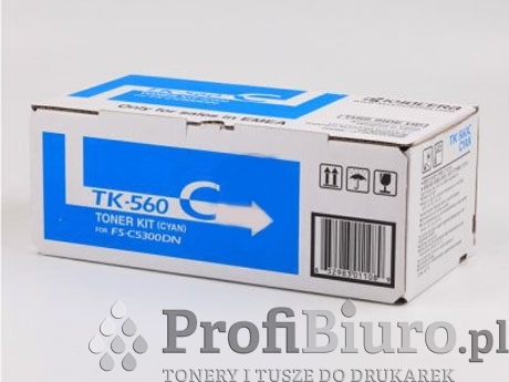 Toner Kyocera TK-560C Cyan do drukarek (Oryginalny) [10k]