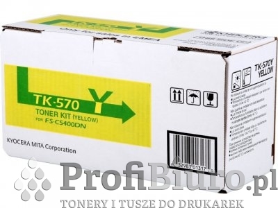 Toner Kyocera TK-570Y Yellow do drukarek (Oryginalny) [12k]
