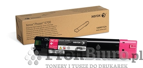 Toner Xerox 106R01524 Magenta do drukarek (Oryginalny) [12K]