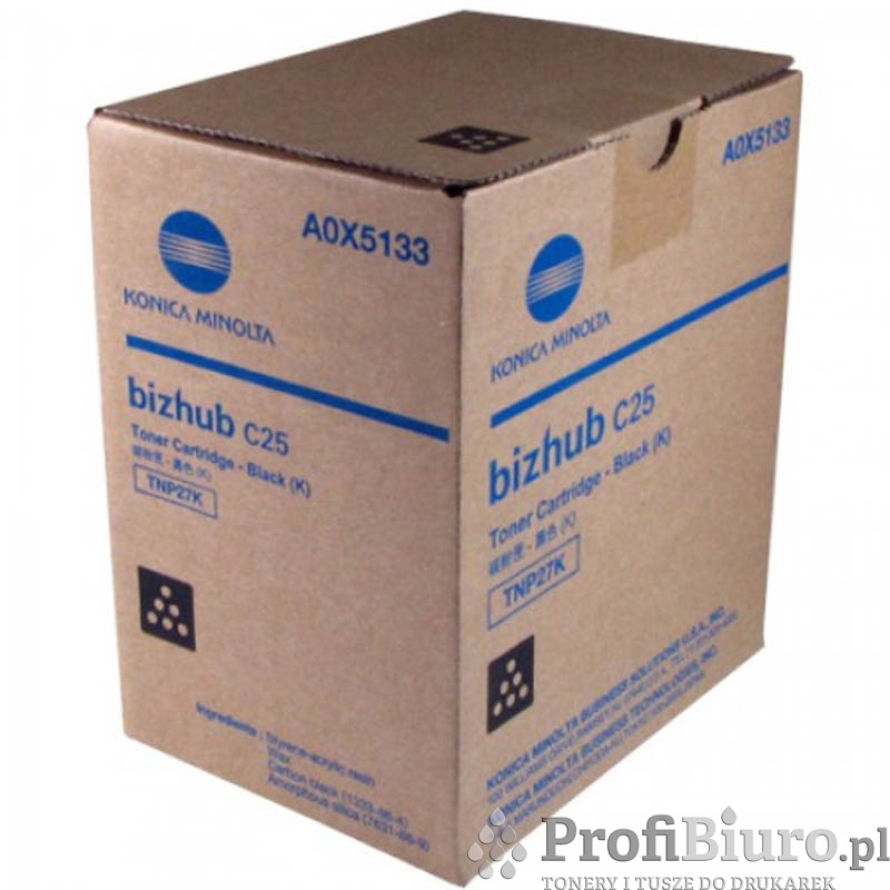 Toner Minolta TNP-27K / A0X5153 Czarny do drukarek (Oryginalny) [3k]