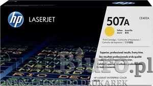 Toner HP CE402A / HP 507A Yellow do drukarek (Oryginalny)