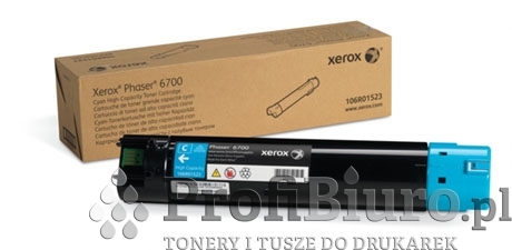Toner Xerox 106R01523 Cyan do drukarek (Oryginalny) [12K]