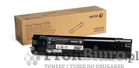 Toner Xerox 106R01526 Black do drukarek (Oryginalny) [18K]