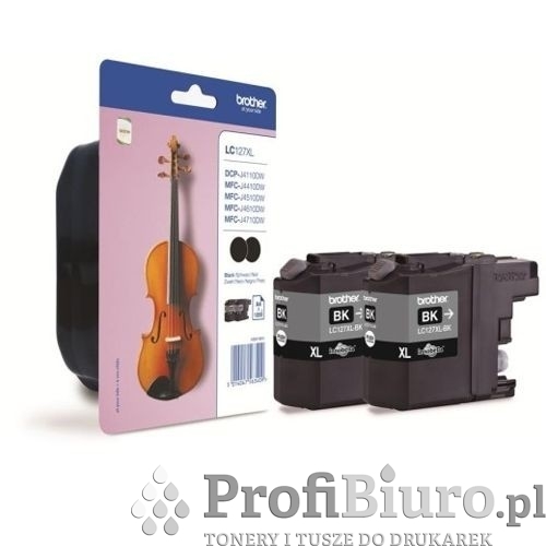 Tusz LC127XL-BK Czarny do drukarek (Oryginalny) - 2 Pack