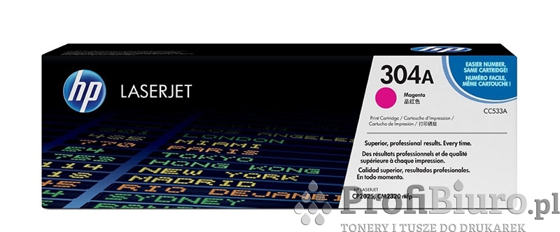 Toner HP 304A / CC533A Magenta do drukarek (Oryginalny) [2.8k]