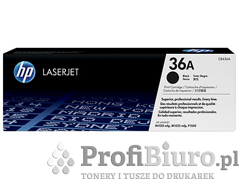 Toner HP 36A / CB436A Czarny do drukarek (Oryginalny) [2k]