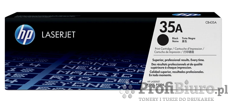 Toner HP 35A / CB435A Czarny do drukarek (Oryginalny) [1.5k]