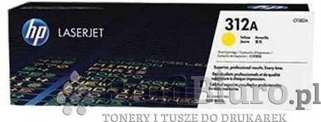 Toner HP 312A / CF382A Yellow do drukarek (Oryginalny) [2.7k]
