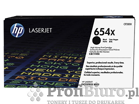 Toner HP 654X / CF330X Black do drukarek (Oryginalny) [20.5k]