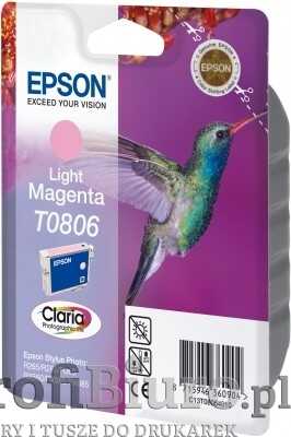 Tusz Epson T0806 Light Magenta do drukarek (Oryginalny) [7.4 ml]