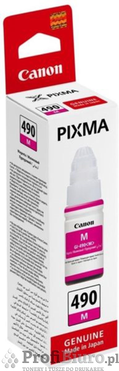 Tusz Canon GI-490M Magenta do drukarek (Oryginalny) [70ml]
