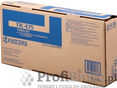 Toner Kyocera TK-475 Black do kopiarek (Oryginalny) [15k]