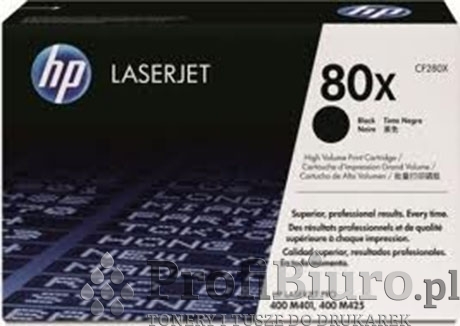 Toner HP 80X / CF280X Black do drukarek (Oryginalny) [6.8k]
