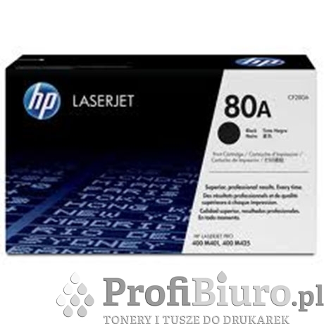 Toner HP 80A / CF280A Black do drukarek (Oryginalny)