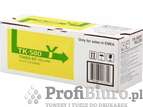 Toner Kyocera TK-580Y Yellow do drukarek (Oryginalny)