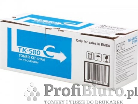 Toner Kyocera TK-580C Cyan do drukarek (Oryginalny)