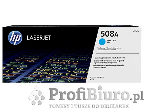 Toner HP 508A / CF361A Cyan do drukarek (Oryginalny) [5k]