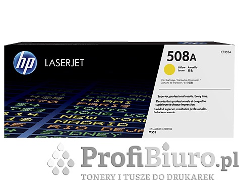 Toner HP 508A / CF362A Yellow do drukarek (Oryginalny) [5k]