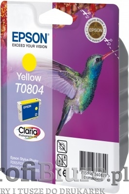 Tusz Epson T0804 Yellow do drukarek (Oryginalny) [7.4 ml]