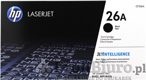 Toner HP 26A / CF226A Black do drukarek (Oryginalny) [3.1k]