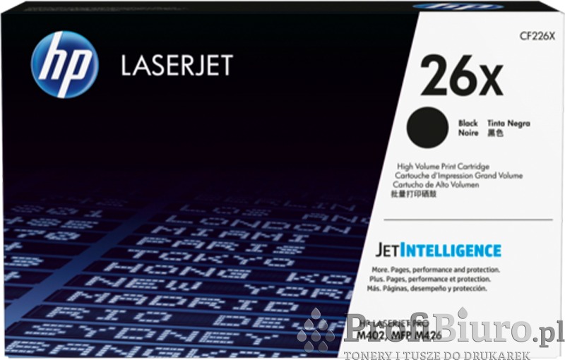 Toner HP 26X / CF226X Black do drukarek (Oryginalny) [9k]