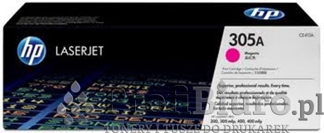 Toner HP 305A / CE413A Magenta do drukarek (Oryginalny) [2.6k]