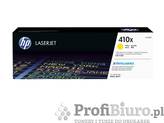 Toner HP 410X / CF412X Yellow do drukarek (Oryginalny) [5k]