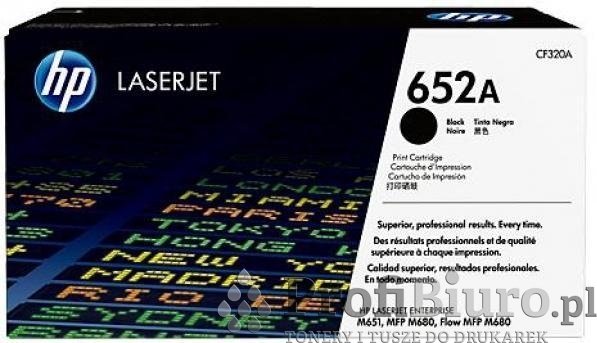 Toner HP 652A / CF320A Black do drukarek (Oryginalny) [11.5k]