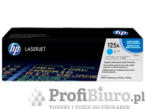 Toner HP 125A / CB541A Cyan do drukarek HP (Oryginalny) [1.4k]