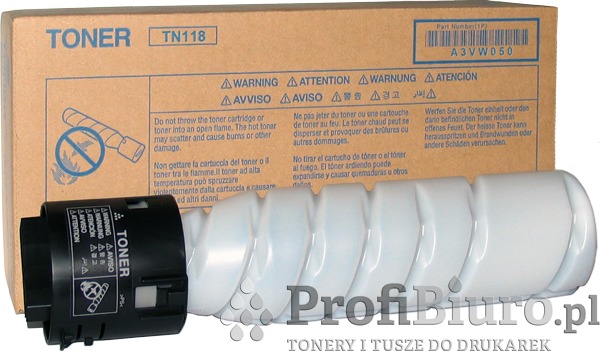 Toner Minolta TN118 / A3VW050 Black do kopiarek (Oryginalny) [12k]