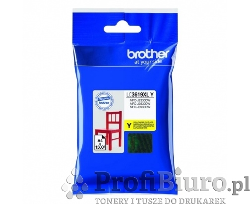 Tusz Brother LC3619XLY Yellow do drukarek (Oryginalny)