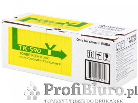 Toner Kyocera TK-590Y Yellow do drukarek (Oryginalny) [5k]