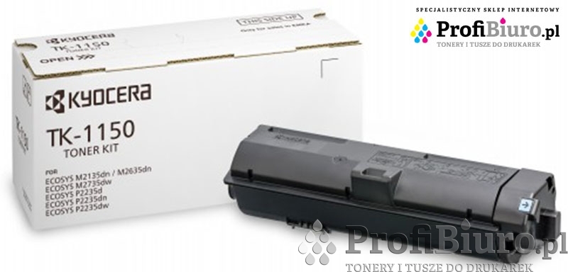 Toner Kyocera TK-1150 Czarny do drukarek (Oryginalny) [3k]