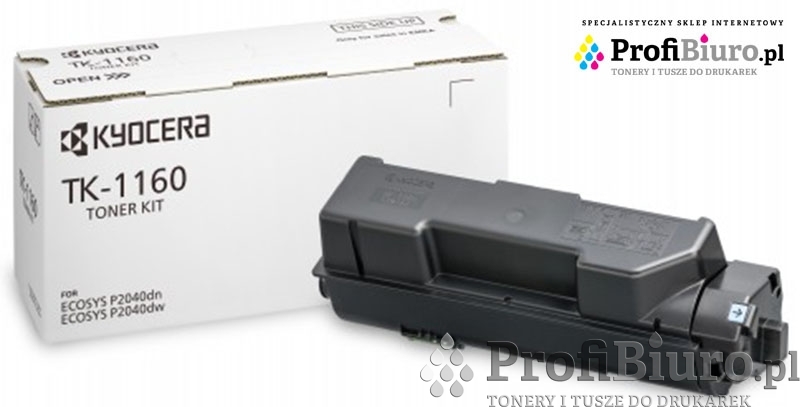 Toner Kyocera TK-1160 Czarny do drukarek (Oryginalny) [7.2k]