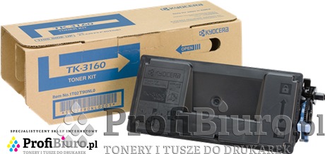 Toner Kyocera TK-3160 Black do drukarek (Orginalny) [12.5k]