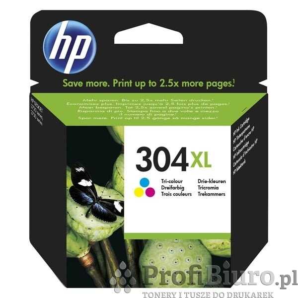 Tusz HP 304XL / N9K07AE Kolor do drukarek (Oryginalny) [7ml]