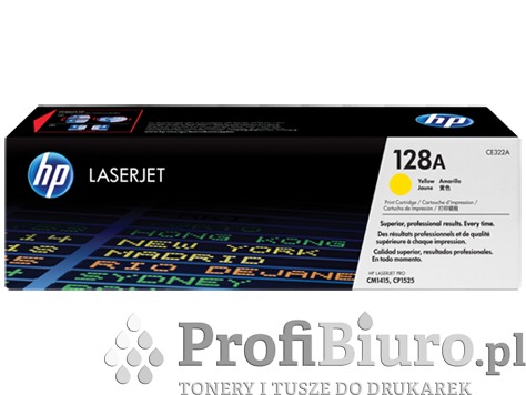 Toner HP 128A / CE322A Yellow do drukarek (Oryginany) [1.3k]