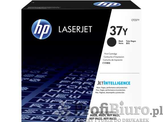 Toner HP 37Y / CF237Y Black do drukarek (Oryginalny) [41k]