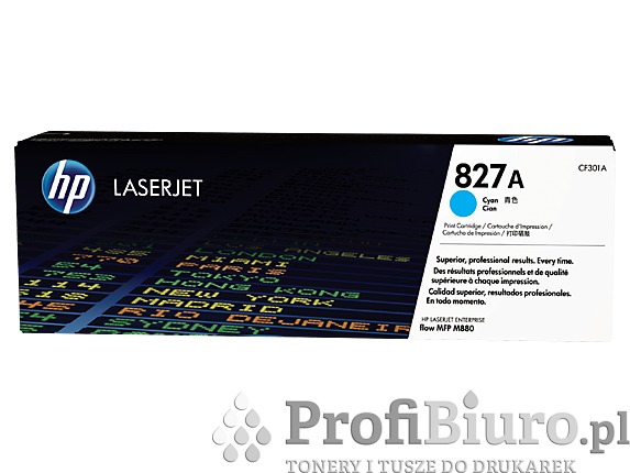 Toner HP 827A / CF301A Cyan do drukarek (Oryginalny) [32k]