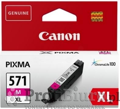 Tusz Canon CLI-571M XL Magenta do drukarek (Oryginalny) [11ml]