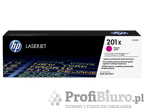 Toner HP 201X / CF403X Magenta do drukarek (Oryginalny) [2.3k]