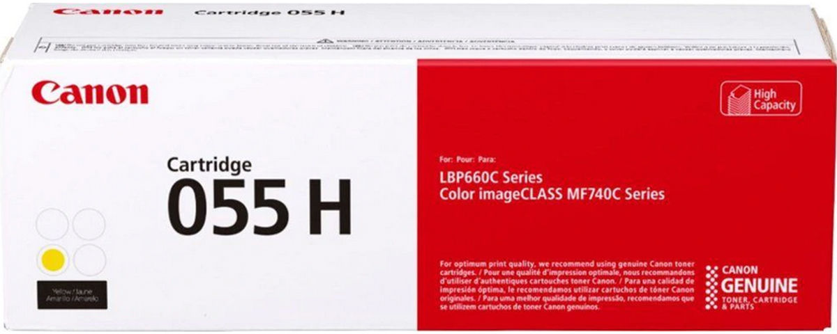 Toner Canon CRG-055HY / 3017C002 Yellow do drukarek (Oryginalny) [5.9k]