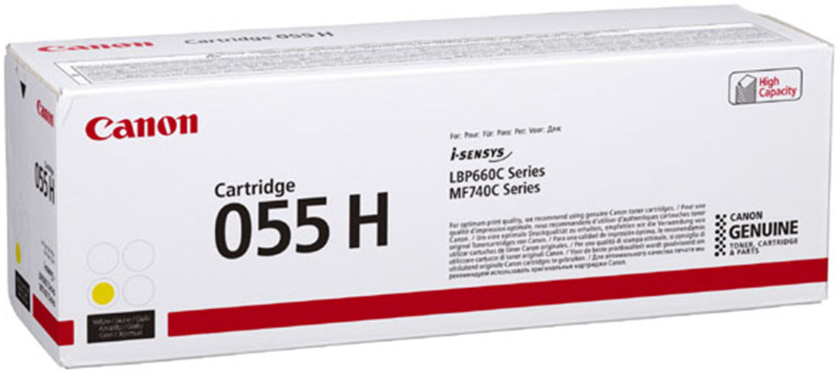 Toner Canon CRG-055HY / 3017C004 Yellow do drukarek (Oryginalny) [5.9k]