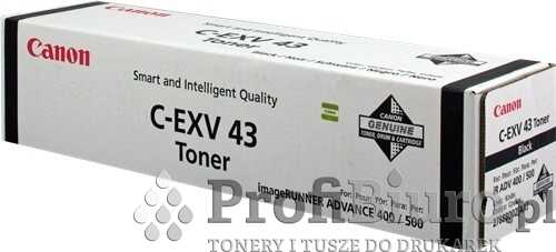 Toner Canon C-EXV43 Black do kopiarek (Oryginalny) [15.2k]